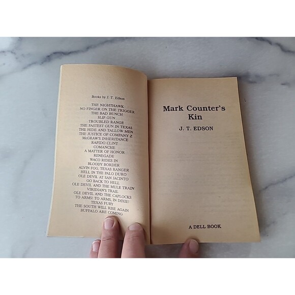Mark Counter's Kin By J.T. Edson Paperback - Picture 3 of 10